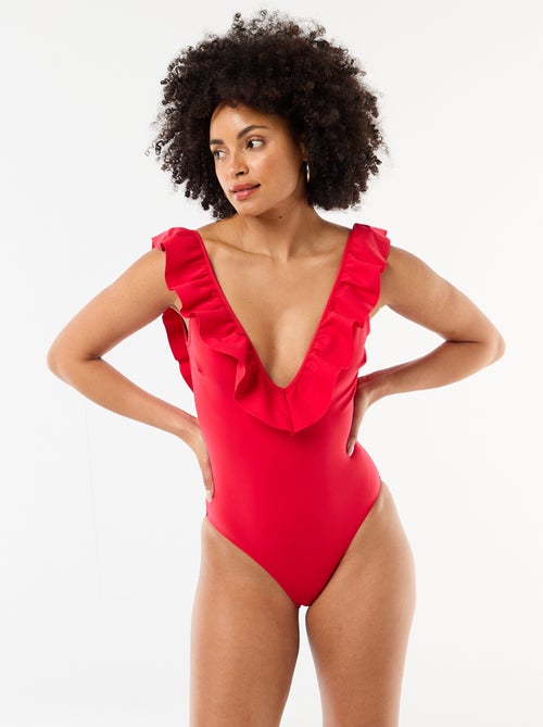 Badpak met diep decolleté - Kiabi