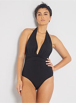 Damesmode maat 34-48 - Badpak met gedrapeerd effect - Kiabi