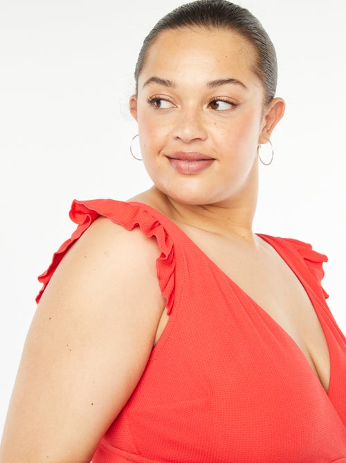 Badpak met ruches - Kiabi