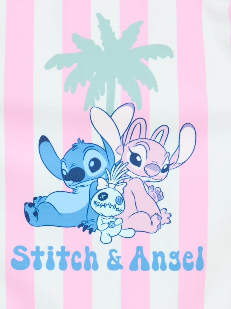 Badpak met 'Stitch' print 'Disney' - 1-delig Rose - Kiabi