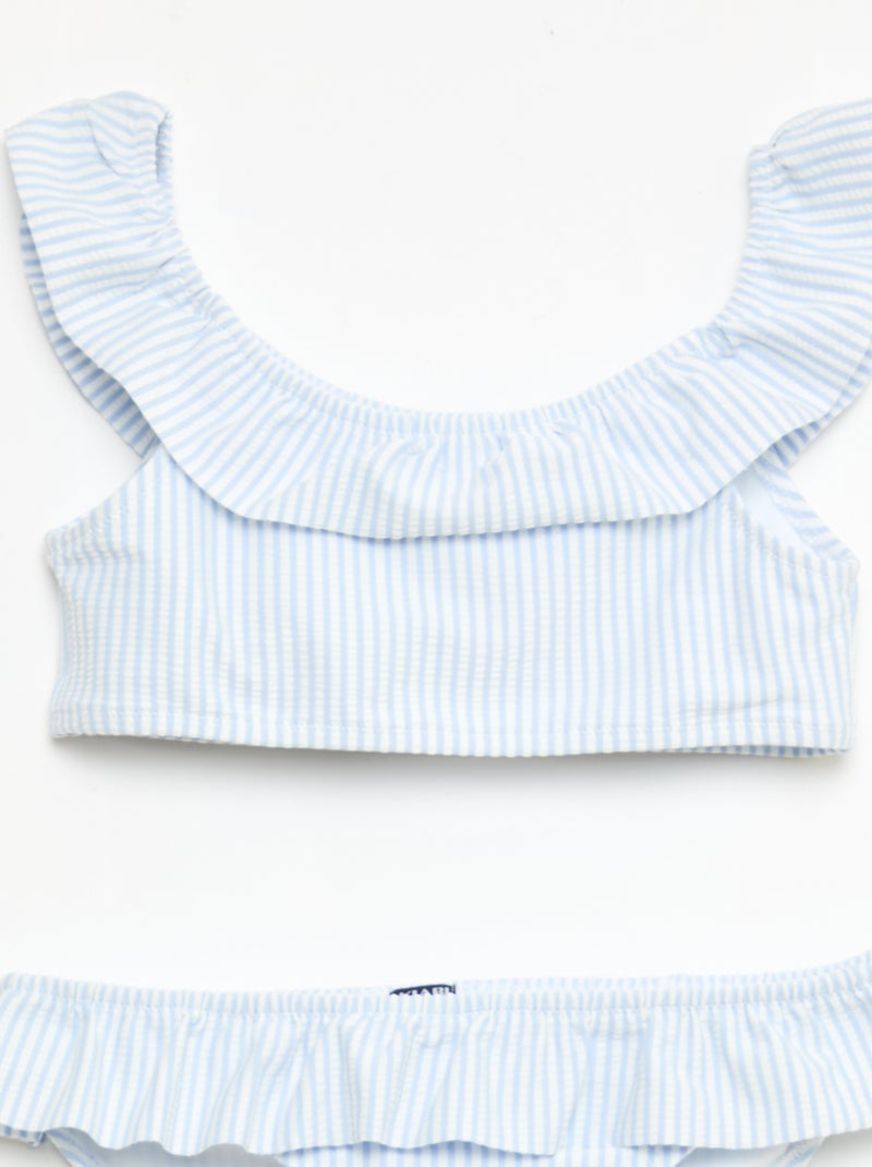 Badpak set top + broekje - 2-delig Blauw - Kiabi