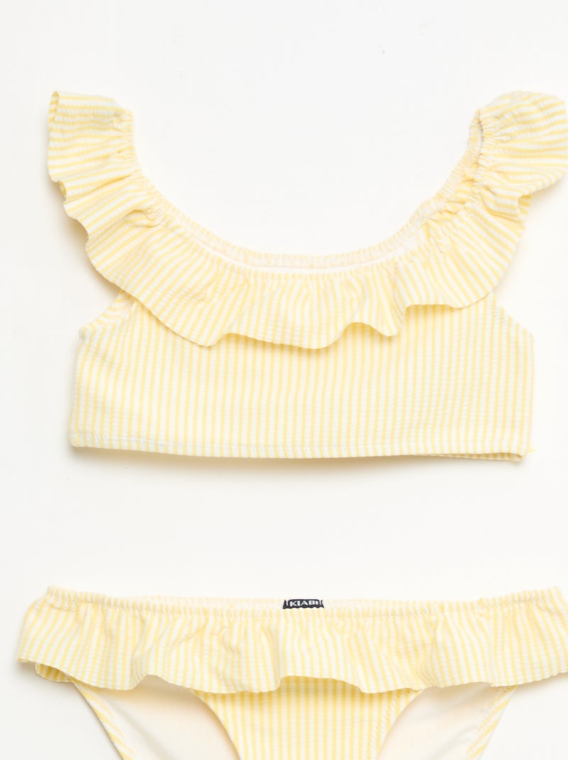 Badpak set top + broekje - 2-delig Geel - Kiabi
