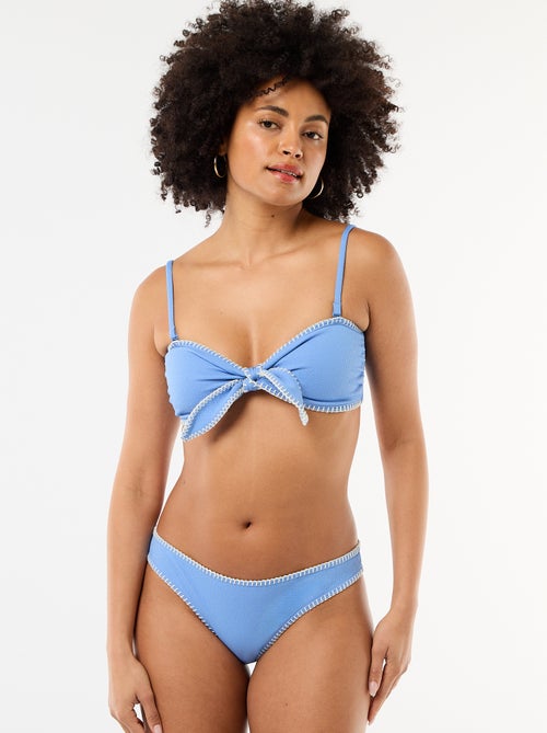 Badslip met contrasterende stiksels - Kiabi