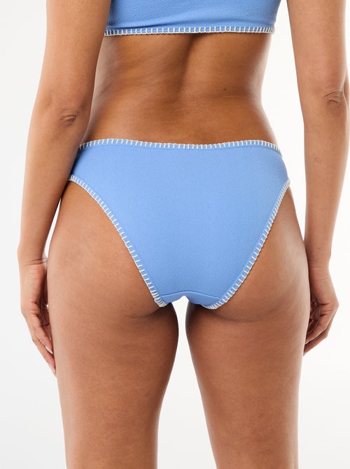 Badslip met contrasterende stiksels - Kiabi