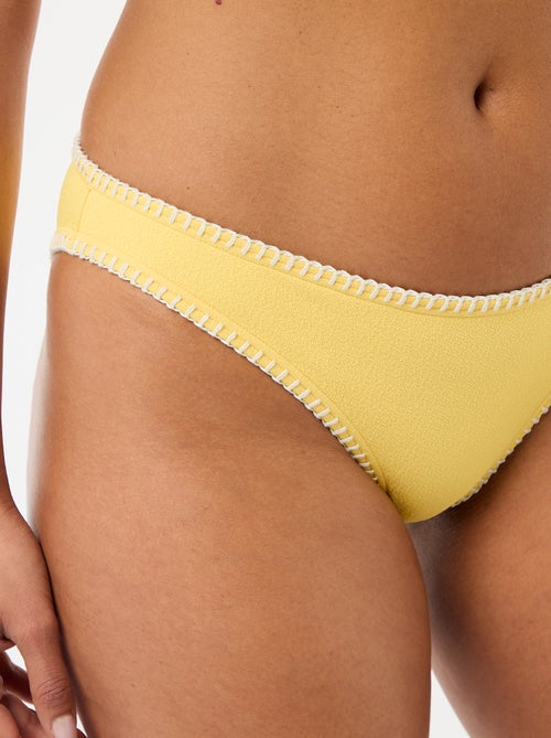 Badslip met contrasterende stiksels - Kiabi