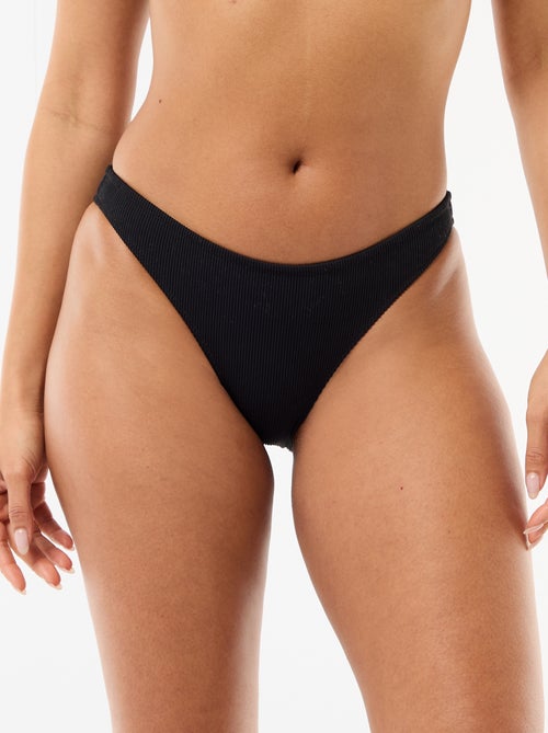 Badslip van jerseytricot met textuur - Kiabi