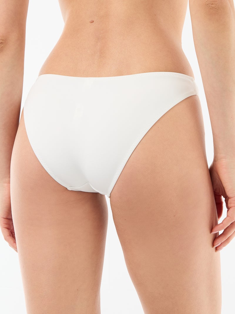 Badslip van soepele microvezel Wit - Kiabi