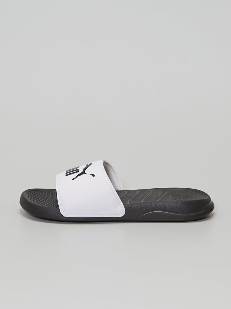Badslippers van kunststof 'Puma' WIT - Kiabi