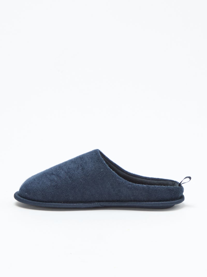 Badstoffen sloffen - slippermodel Blauw - Kiabi