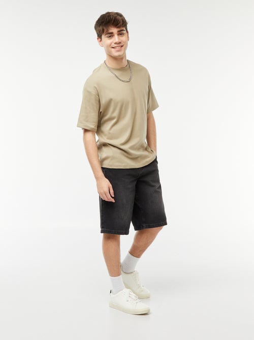 Baggy bermuda in spijkerstof - Kiabi