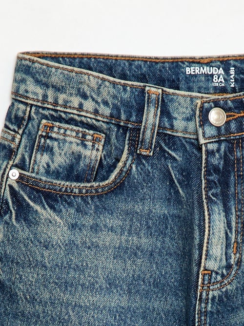 Baggy denim bermuda van katoen - Kiabi