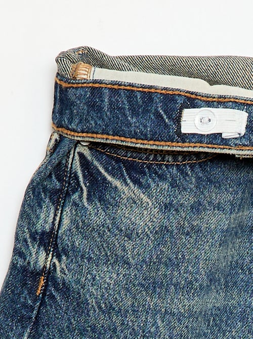 Baggy denim bermuda van katoen - Kiabi