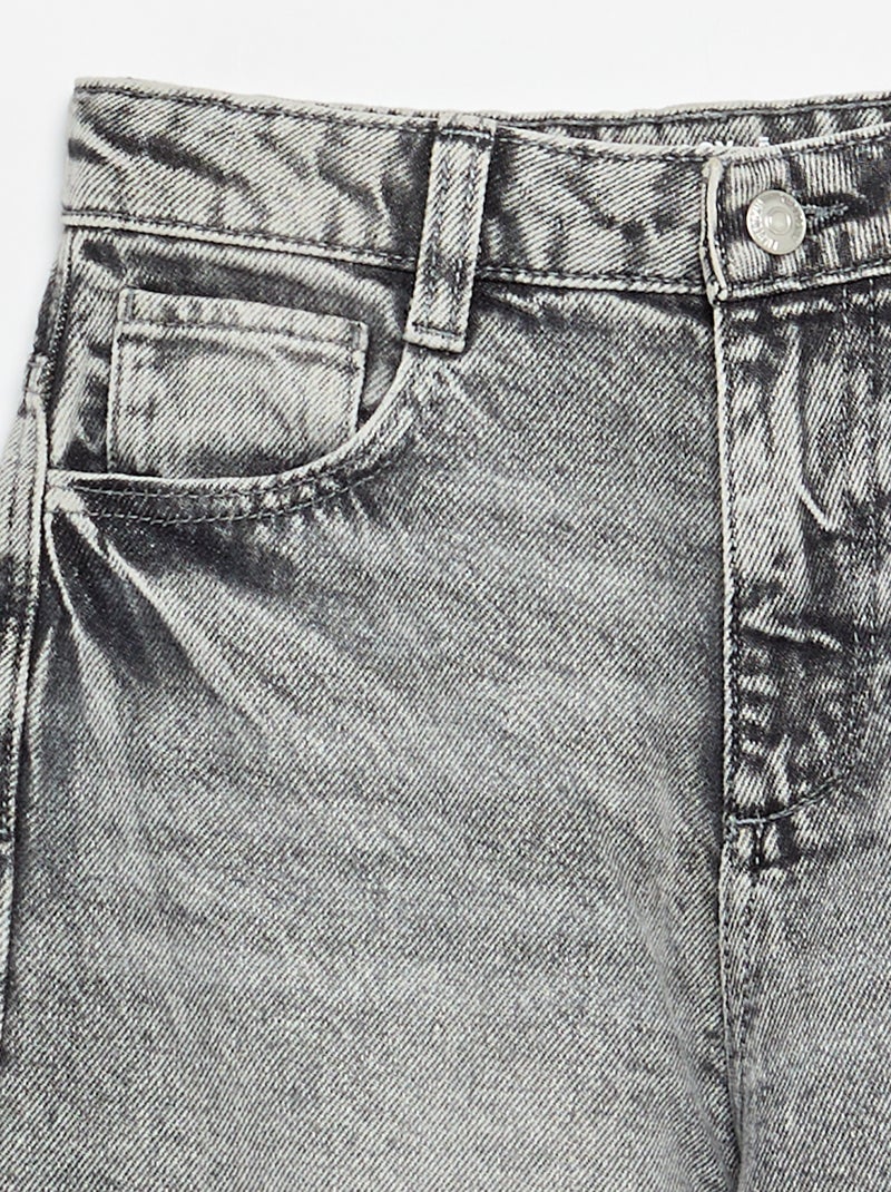 Baggy denim broek Grijs - Kiabi