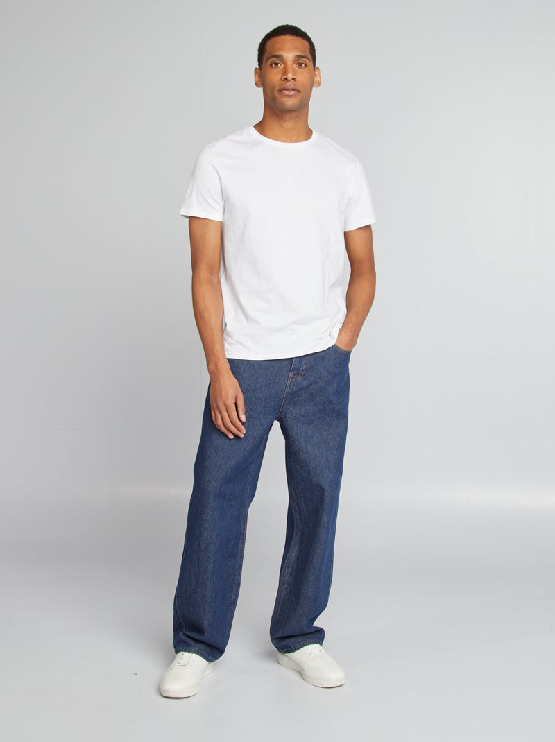 Baggy jeans - Breed model BLAUW - Kiabi
