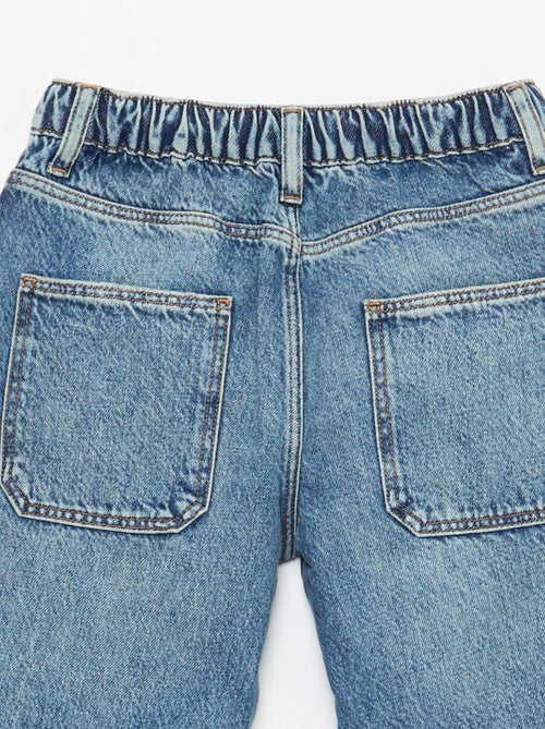 Baggy jeans effen 5 zakken - Kiabi