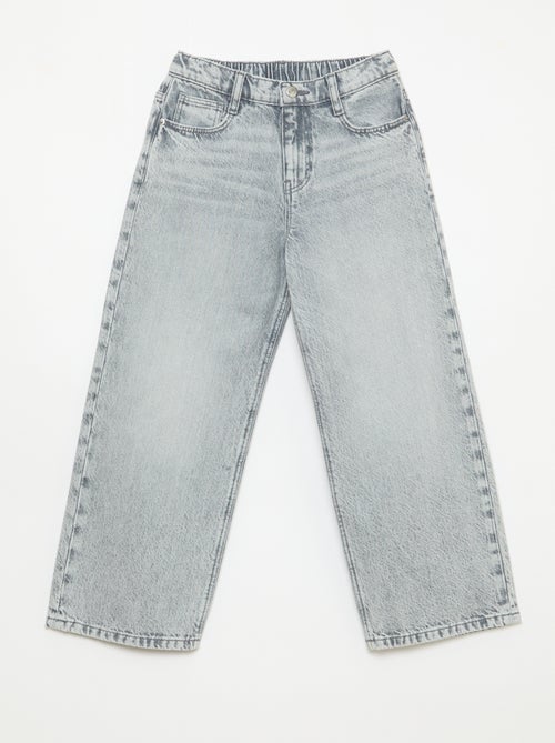 Baggy jeans effen 5 zakken - Kiabi
