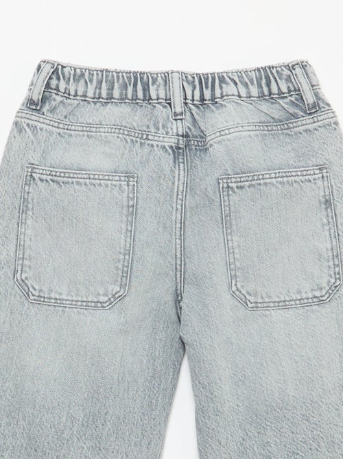 Baggy jeans effen 5 zakken - Kiabi