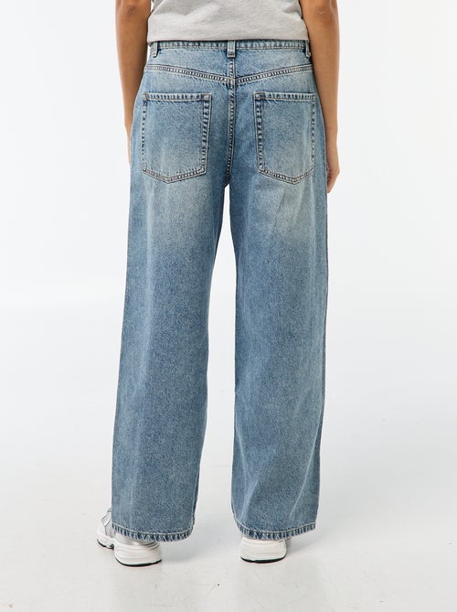 Baggy jeans met 5 zakken en lage taille - Kiabi