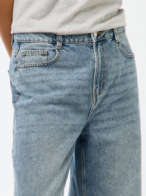 Baggy jeans met 5 zakken en lage taille - Kiabi