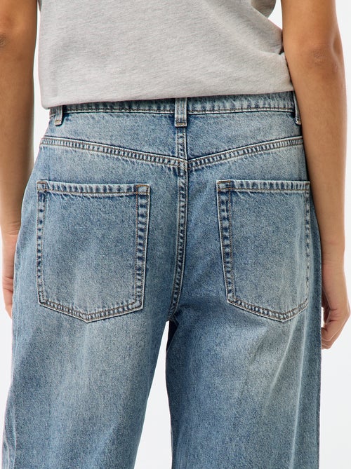 Baggy jeans met 5 zakken en lage taille - Kiabi