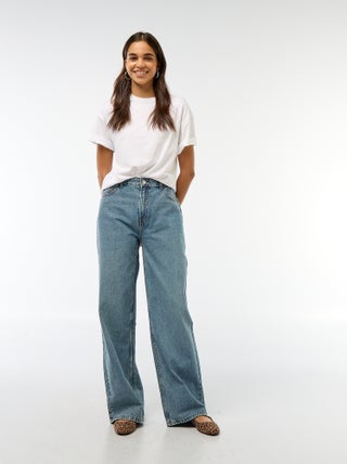 Baggy jeans met lage taille