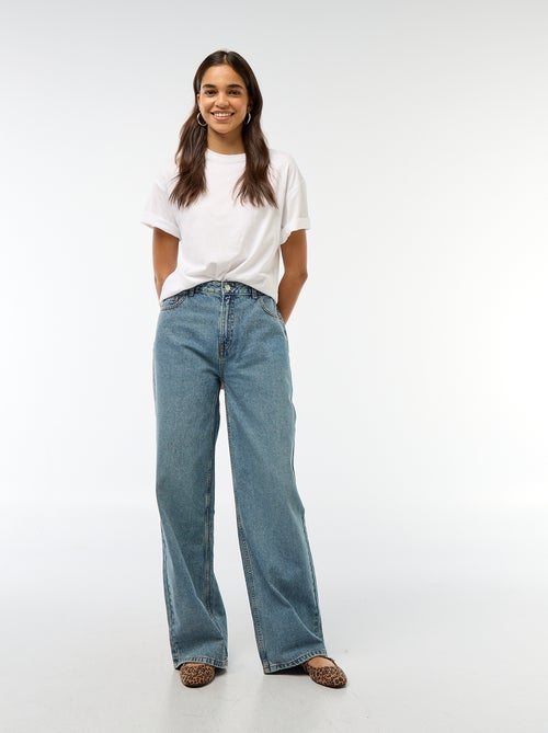 Baggy jeans met lage taille - Kiabi