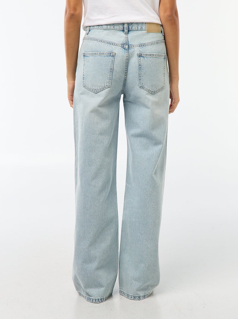 Baggy jeans met lage taille Blauw - Kiabi