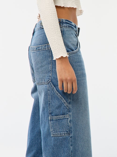 Baggy jeans met scheurtjes - Kiabi