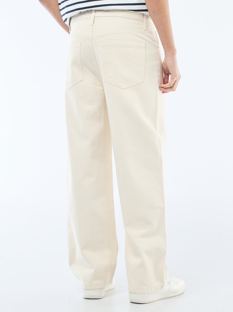 Baggy jeans Wit - Kiabi