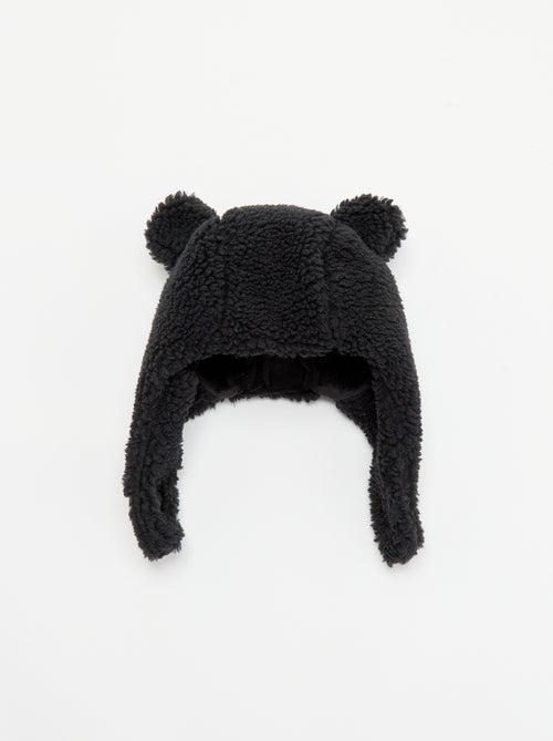Balaclava met schapenvachteffect en fantasie-oortjes - Kiabi