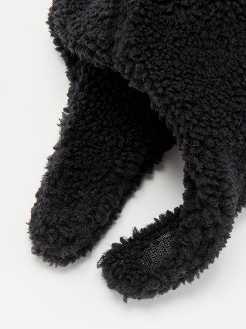 Balaclava met schapenvachteffect en fantasie-oortjes - Kiabi