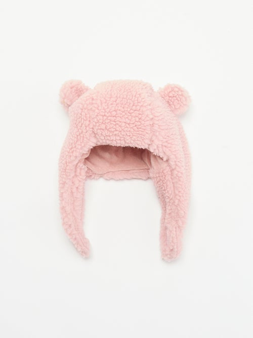 Balaclava met schapenvachteffect en fantasie-oortjes - Kiabi