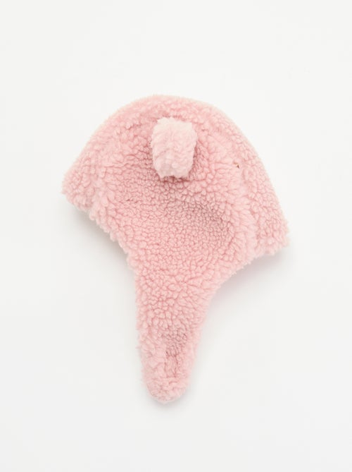 Balaclava met schapenvachteffect en fantasie-oortjes - Kiabi