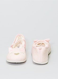 Ballerinapantoffels met katjesprint - Kiabi