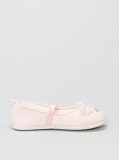 Ballerinapantoffels met katjesprint - Kiabi