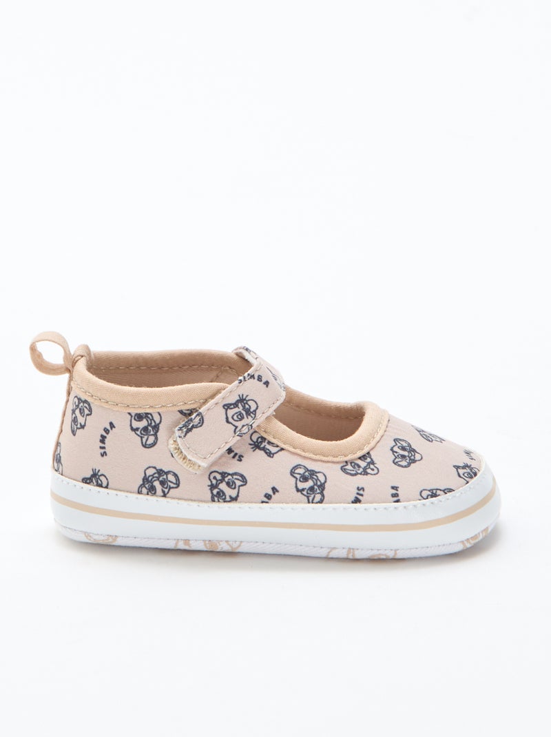 Ballerina's 'Disney' met klittenband Beige - Kiabi