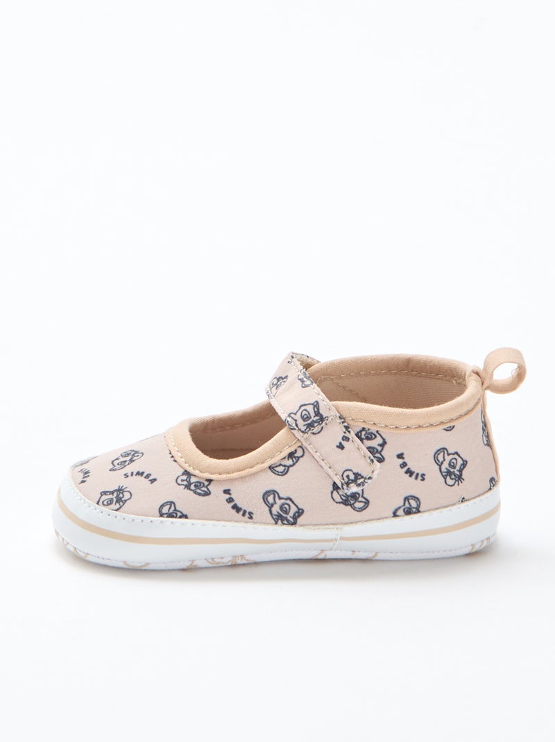 Ballerina's 'Disney' met klittenband Beige - Kiabi