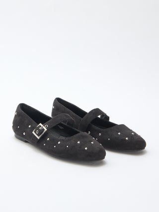 Ballerina's met bandjes en studeffect