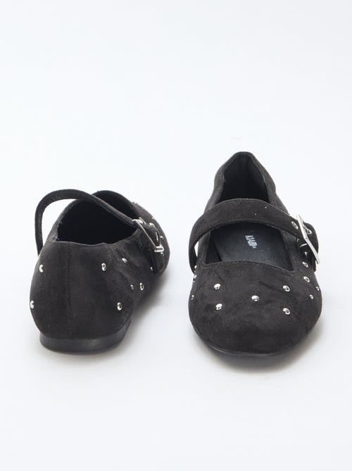 Ballerina's met bandjes en studeffect - Kiabi