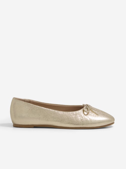 Ballerina's met decoratieve strik aan de voorkant - Kiabi