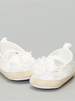 Schoenen - Ballerina's met Engels borduurwerk - Kiabi