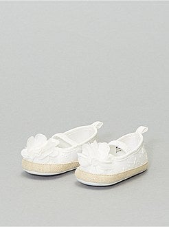 Schoenen - Ballerina's met Engels borduurwerk - Kiabi