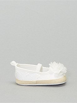 Schoenen - Ballerina's met Engels borduurwerk - Kiabi