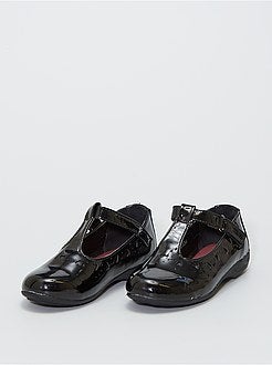 Ballerina's met klittenband en hartjes - Kiabi