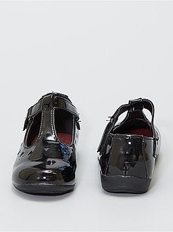 Ballerina's met klittenband en hartjes - Kiabi