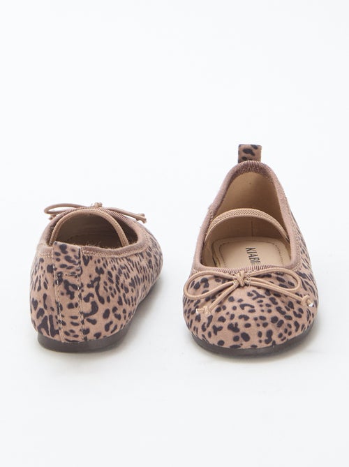 Ballerina's met luipaardmotiefje - Kiabi