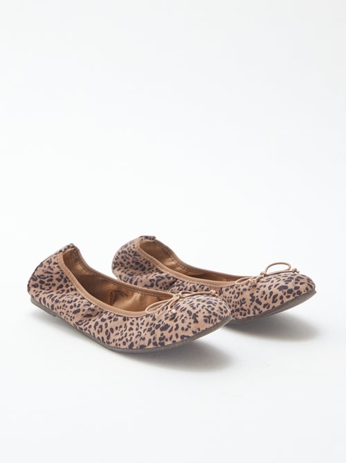 Ballerina's met luipaardprint - Kiabi