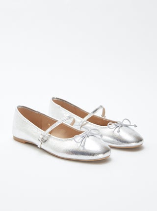 Ballerina's met pailletten en strik