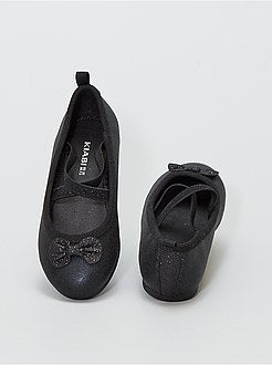 Ballerina's met strikjes met pailletten - Kiabi