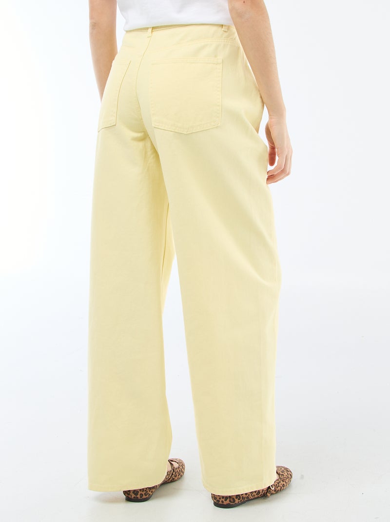 Ballon fit broek Geel - Kiabi